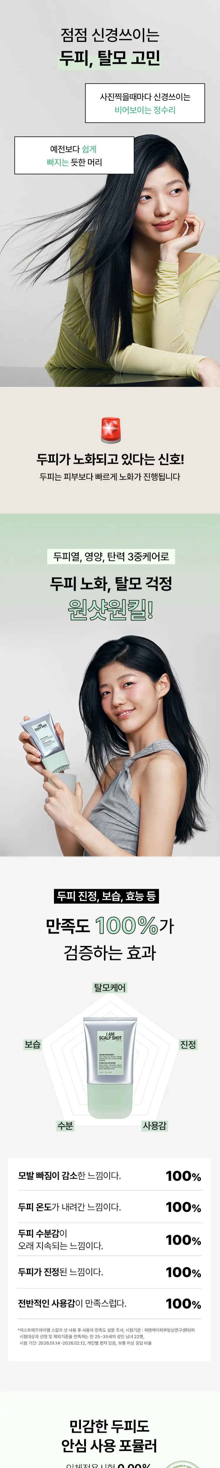 [NEW/탈모원샷원킬] 아이엠 스칼프 샷 100ml 상세페이지 3